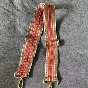 Stylish Red and Orange Shoulder Bag Strap